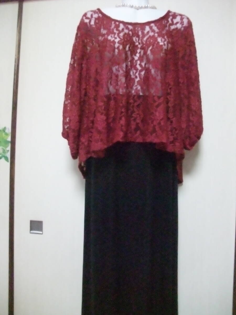 最終出品/H&M/トップス/総レース/赤系/L拍卖