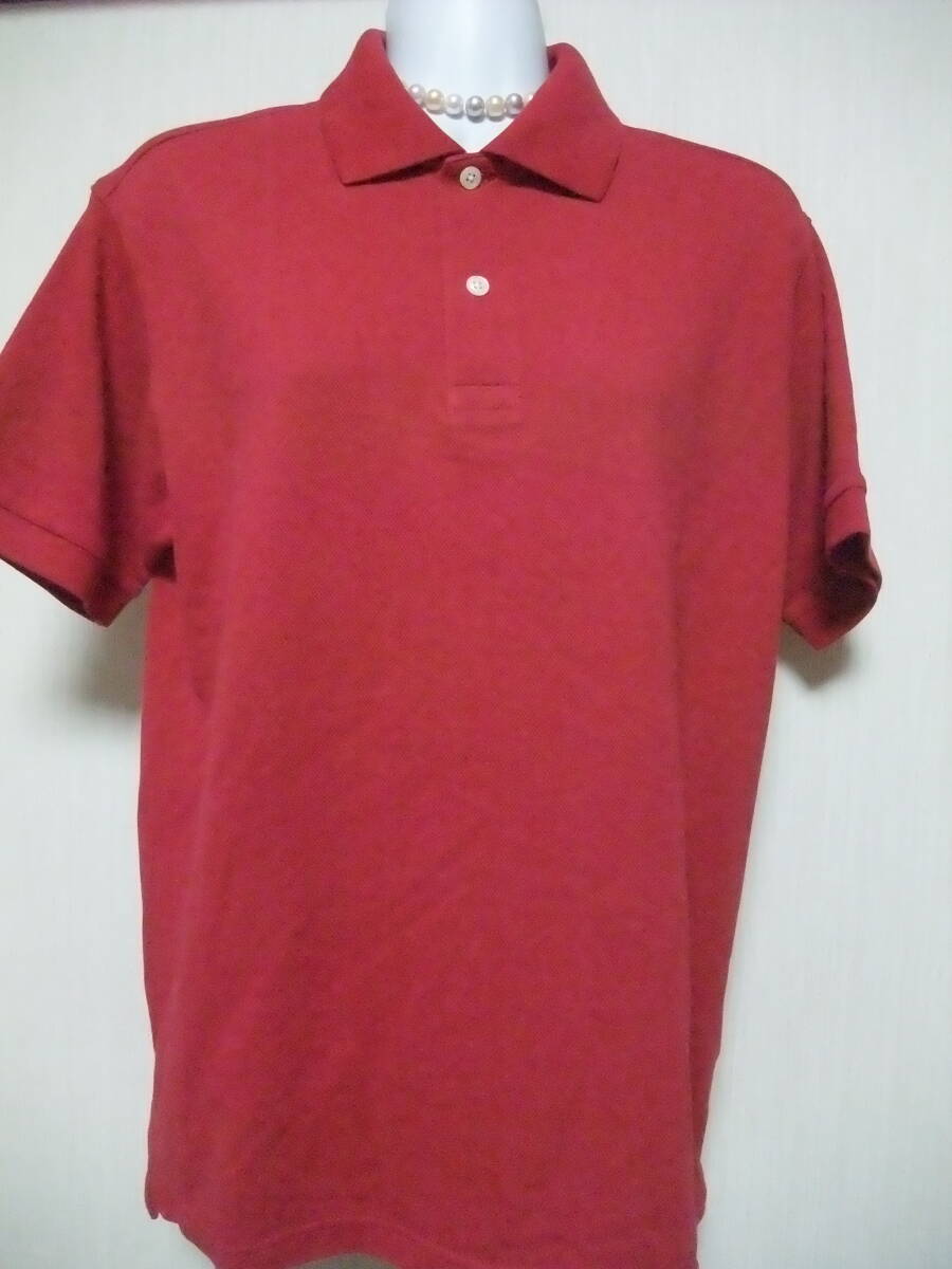 ユニクロ/未使用/メンズ/トップス/ポロシャツ/DRY/赤/М/男女兼用拍卖