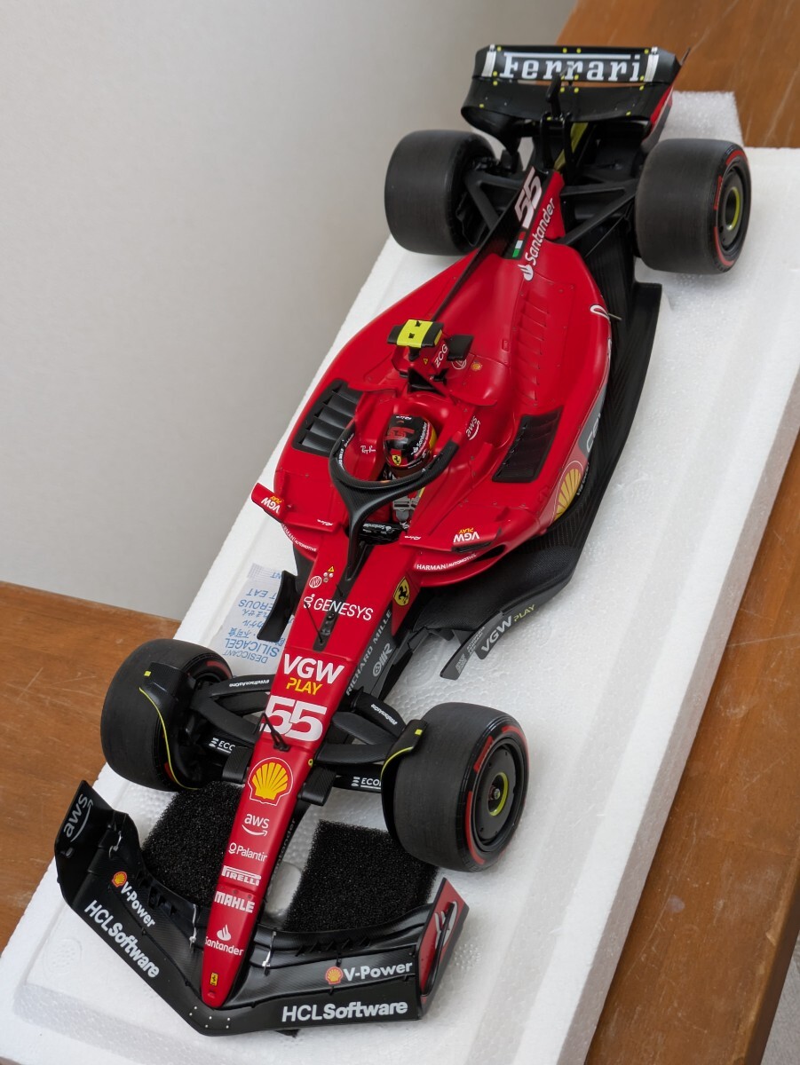 ☆稀少品!新品同様 BBR 1/18 Ferrari SF23 Bahrain GP 2023 #55 C. Sainz フェラーリ カルロスサインツ ☆拍卖