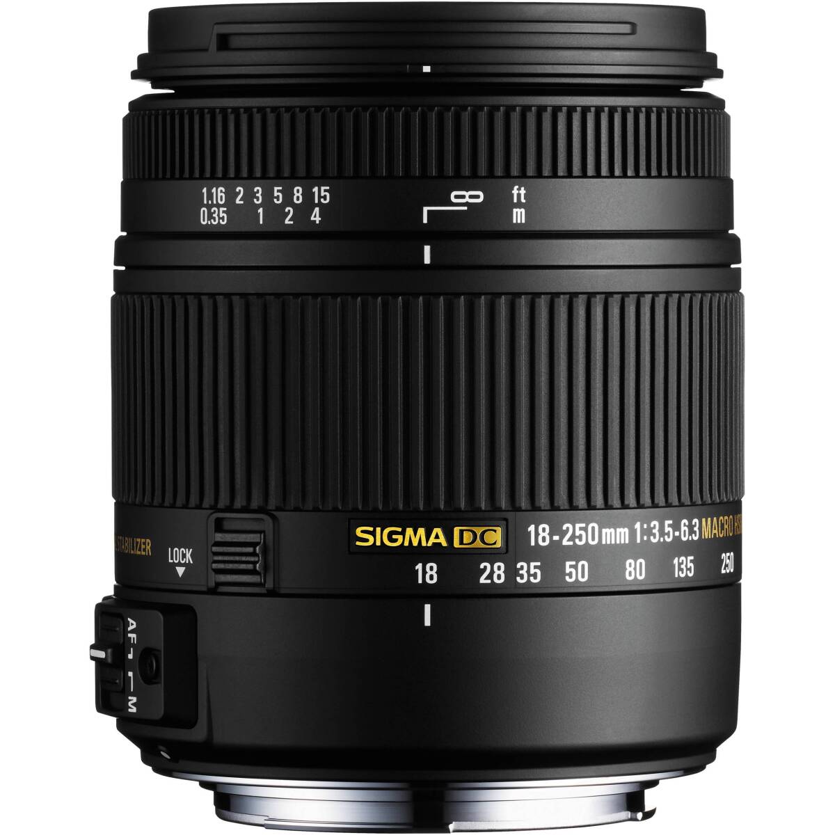 【中古】SIGMA 高倍率ズームレンズ 18-250mm F3.5-6.3 DC MACRO OS HSM ニコン用 APS-C専用 883553拍卖