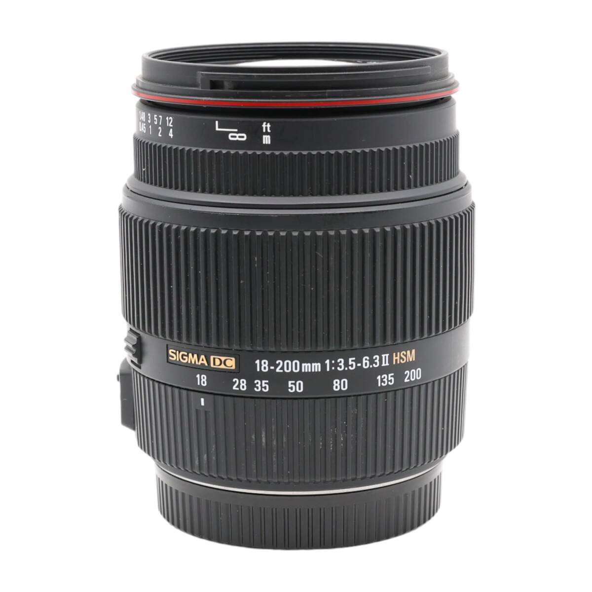 【中古】SIGMA 高倍率ズームレンズ 18-200mm F3.5-6.3IIDC OS HSM キヤノン用 APS-C専用拍卖