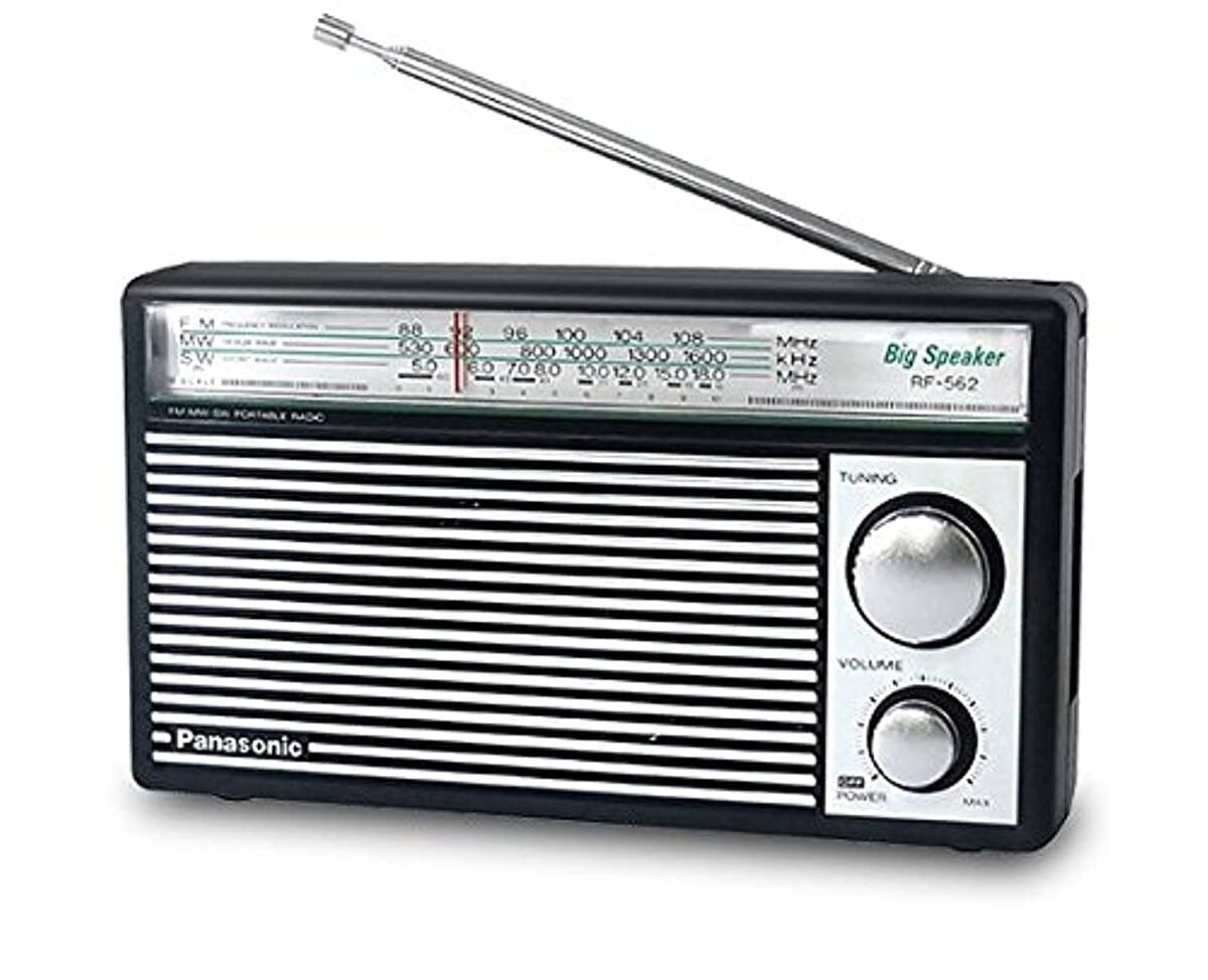 【中古】PANASONIC RF-562D AM FM SW 短波トランジスタラジオ - レトロデザイン (電池式)。拍卖