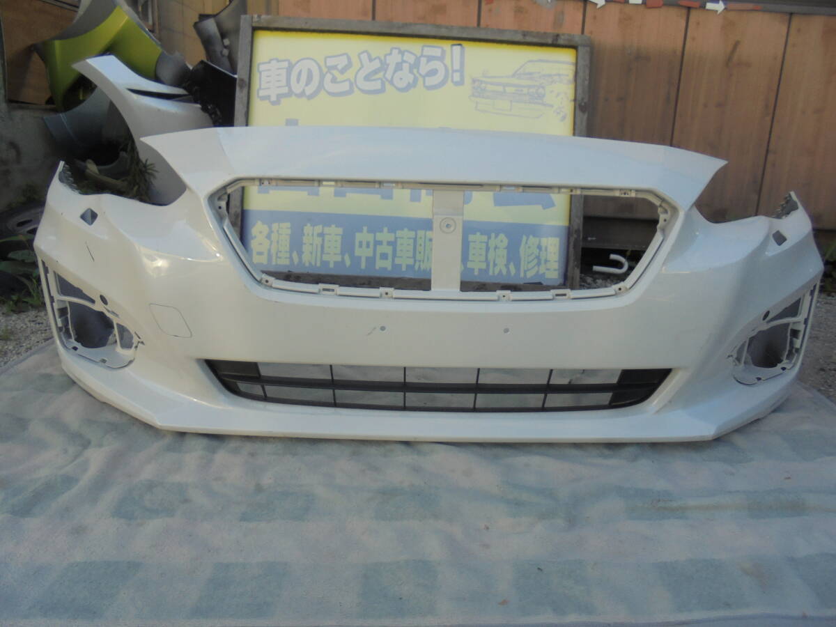 インプレッサ G4 スポーツ GK2.GK3.GK6.GK7.GT2.GT3.GT6.GT7 前期 純正 フロントバンパー 57704 FL000 ☆送料格安 ☆要確認   7517拍卖