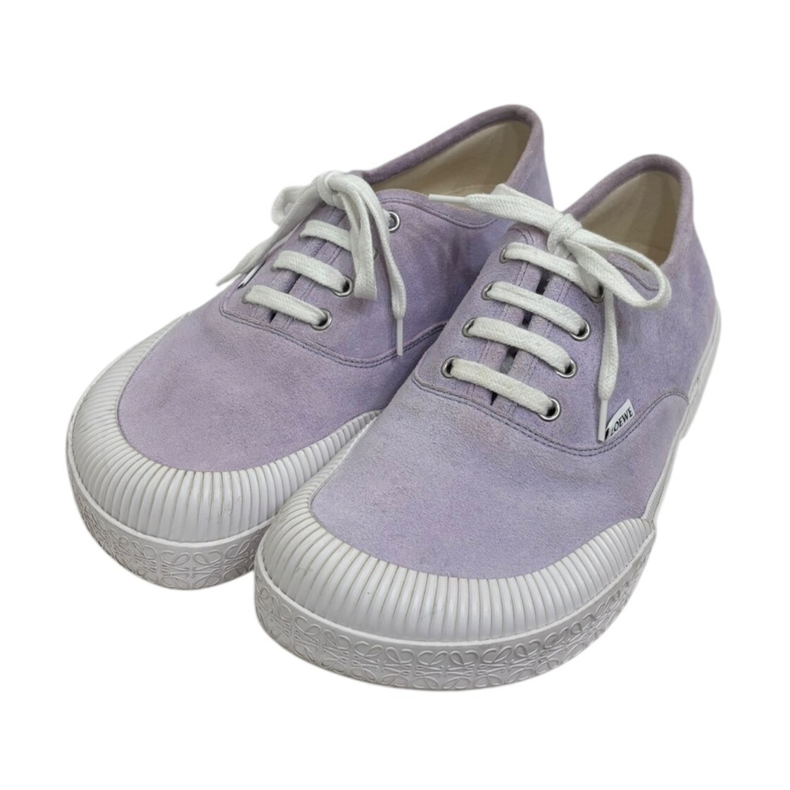 LOEWE(ロエベ) TERRA VULCAスウェードスニーカー822405 8068000130259拍卖