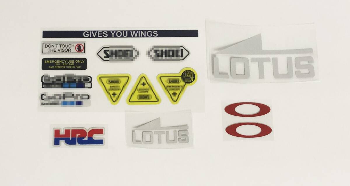 ST-029 MotoGP 93 Marc Marquez マルクマルケス ヘルメット シールド 3M ステッカー 15点セット 反射剤入り拍卖