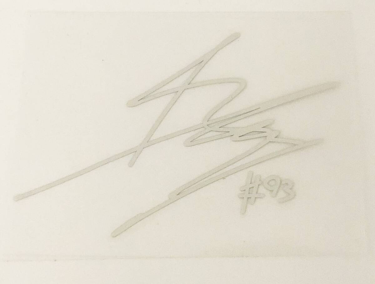 ST-062 SHOEI X-14 MotoGP 93 Marc Marquez マルクマルケス 復刻サイン ホワイトシルバー 転写ステッカー 反射剤入り拍卖