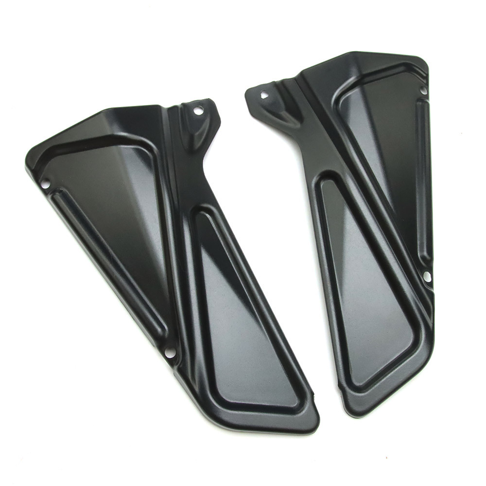 レブル250/500用 エンジンサイドカバー ABS製 エンジンカバー 外装カスタムパーツ ドレスアップ 金具付属 左右 ブラック ABS拍卖