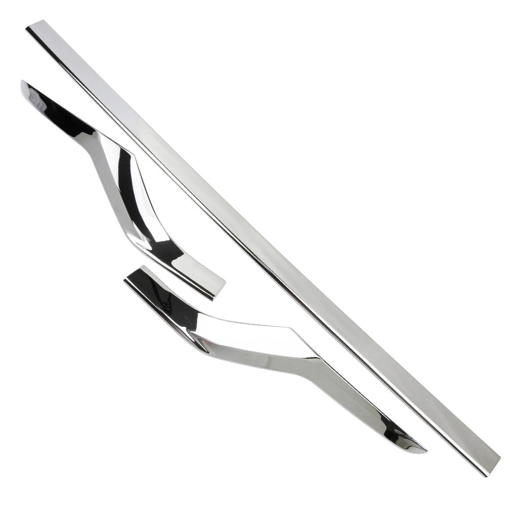 新型 セレナC28系 リアバンパー ガーニッシュ Serena カスタムパーツアクセサリー 鏡面メッキ仕上げ 3P@拍卖