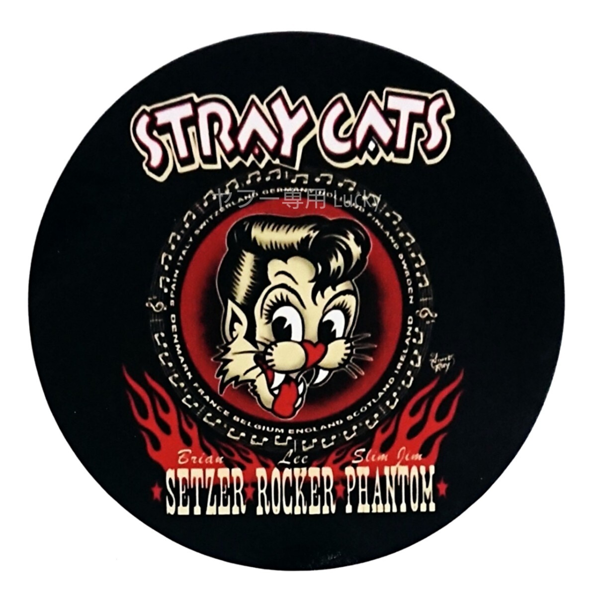 ヴィンテージ レトロ 転写 ステッカー 車 カッティングステッカー シール デカール STRAY CATS ストレイキャッツ バイク 装飾 luk839拍卖