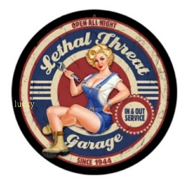 ヴィンテージ レトロ 転写 ステッカー 車 カッティングステッカー シール シート デカール ガレージ ピンナップ ガール 工具 装飾 luk245拍卖