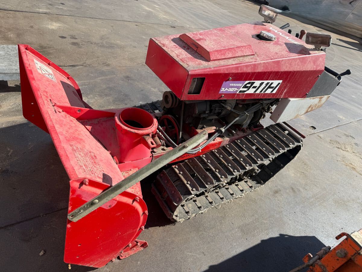 除雪機 雪押す 9-11H 動作良好 山形発 手渡し 着払い 動画あり 動作品 拍卖