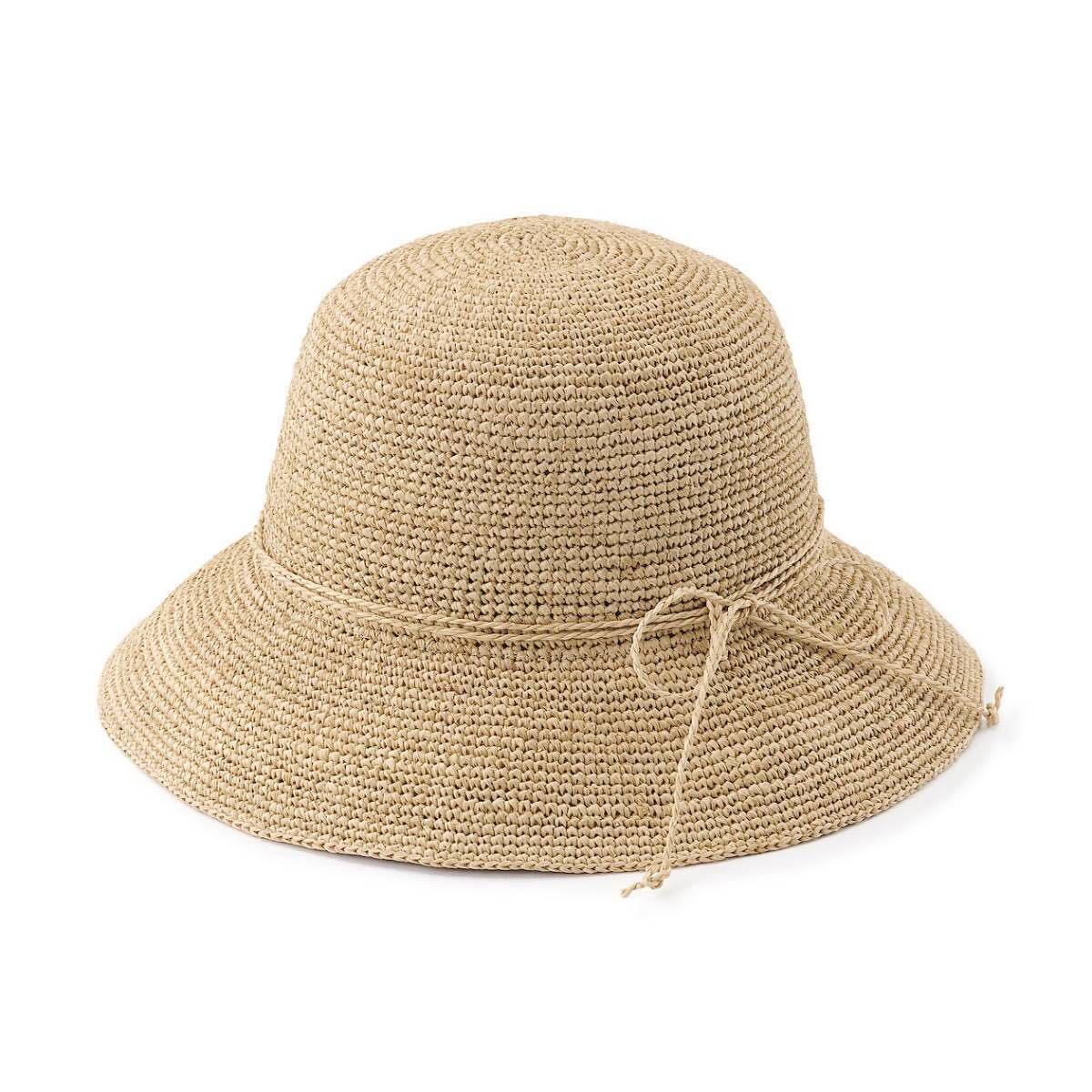 無印良品 ラフィア たためる キャペリン 紫外線遮蔽率90%以上カット 6990円の品拍卖