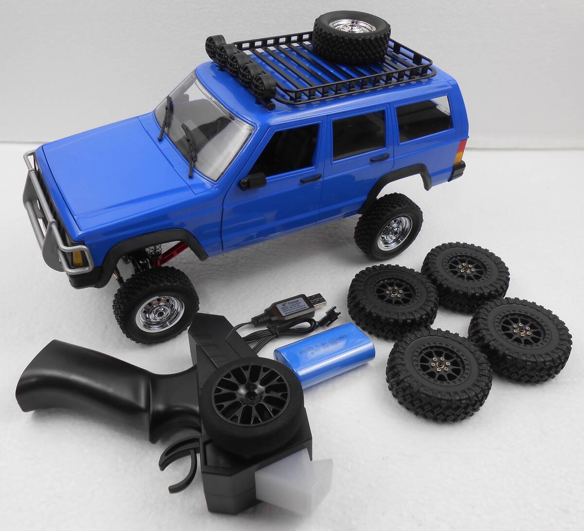 動作品 現状品 ラジコン MN-78 4WD 1/12 チェロキー パーツ取り 部品取り RC拍卖