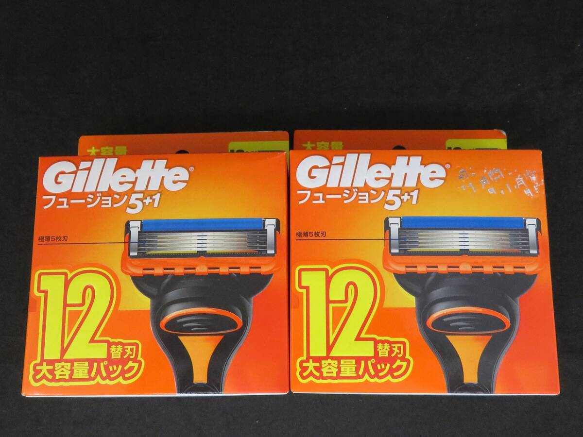 未使用 gillette フュージョン プログライド 5+1 替刃24個 *0713拍卖
