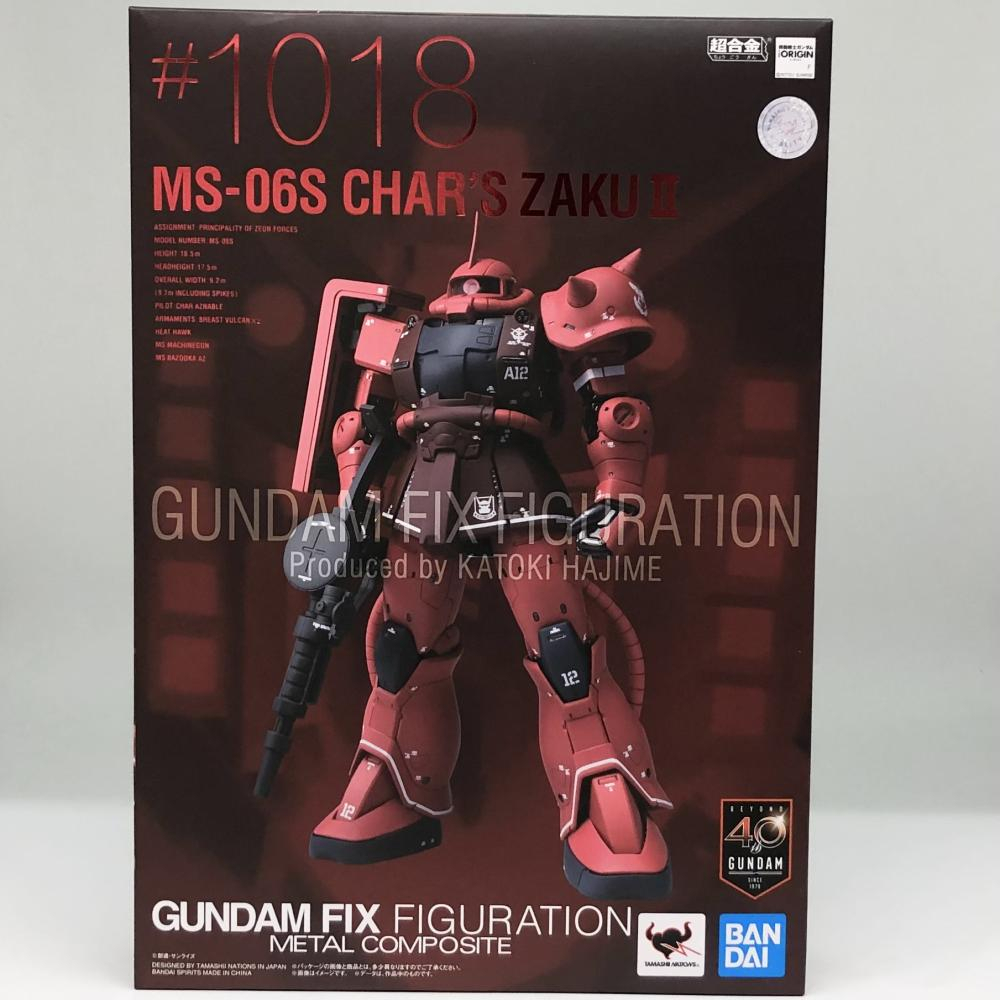【中古】開封 バンダイ 機動戦士ガンダム THE ORIGIN GUNDAM FIX FIGURATION METAL COMPOSITE GFFMC #1018 MS-06S シャア専用ザクII拍卖