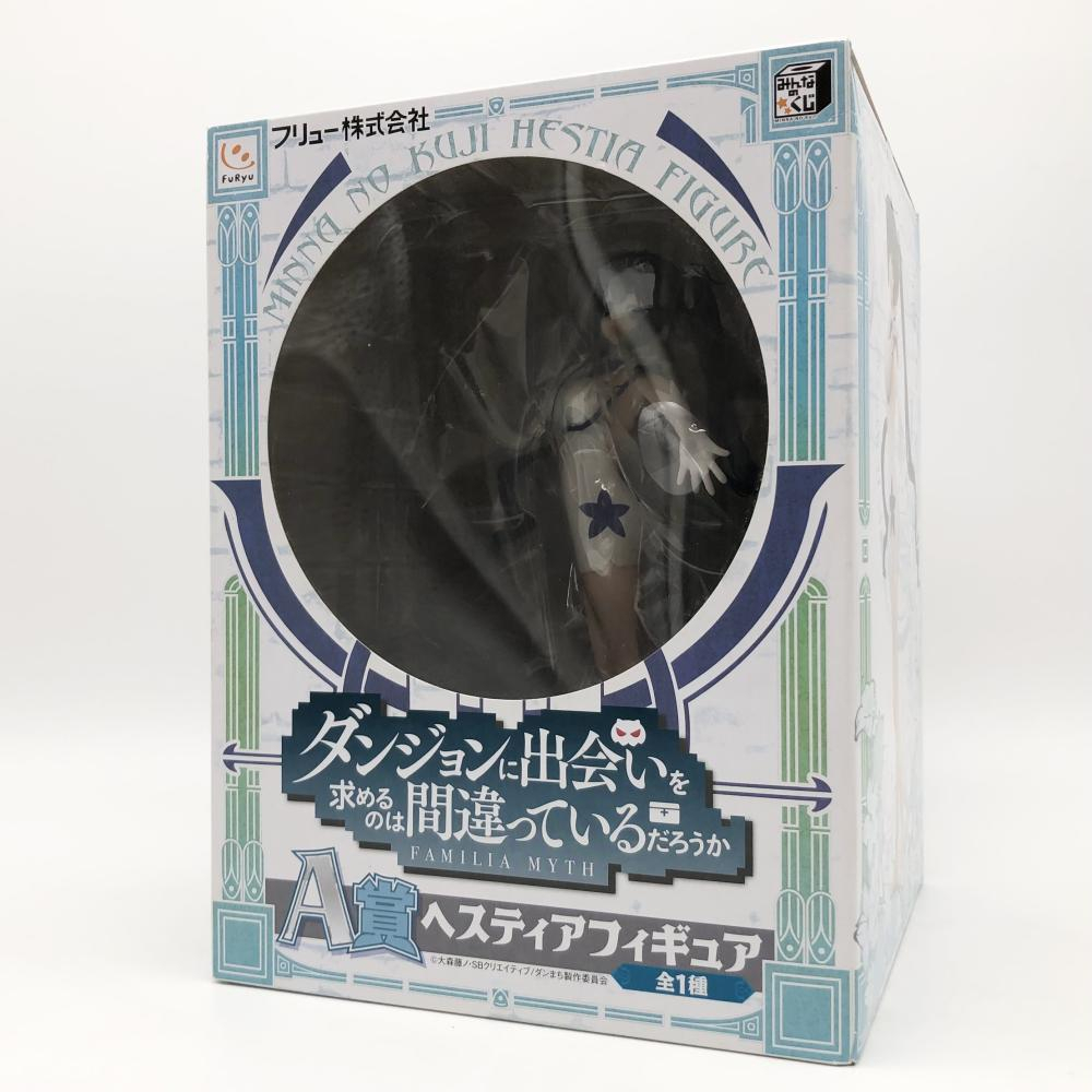 【中古】未開封 フリュー みんなのくじ ダンジョンに出会いを求めるのは間違っているだろうか ダンまち A賞 ヘスティアフィギュア拍卖
