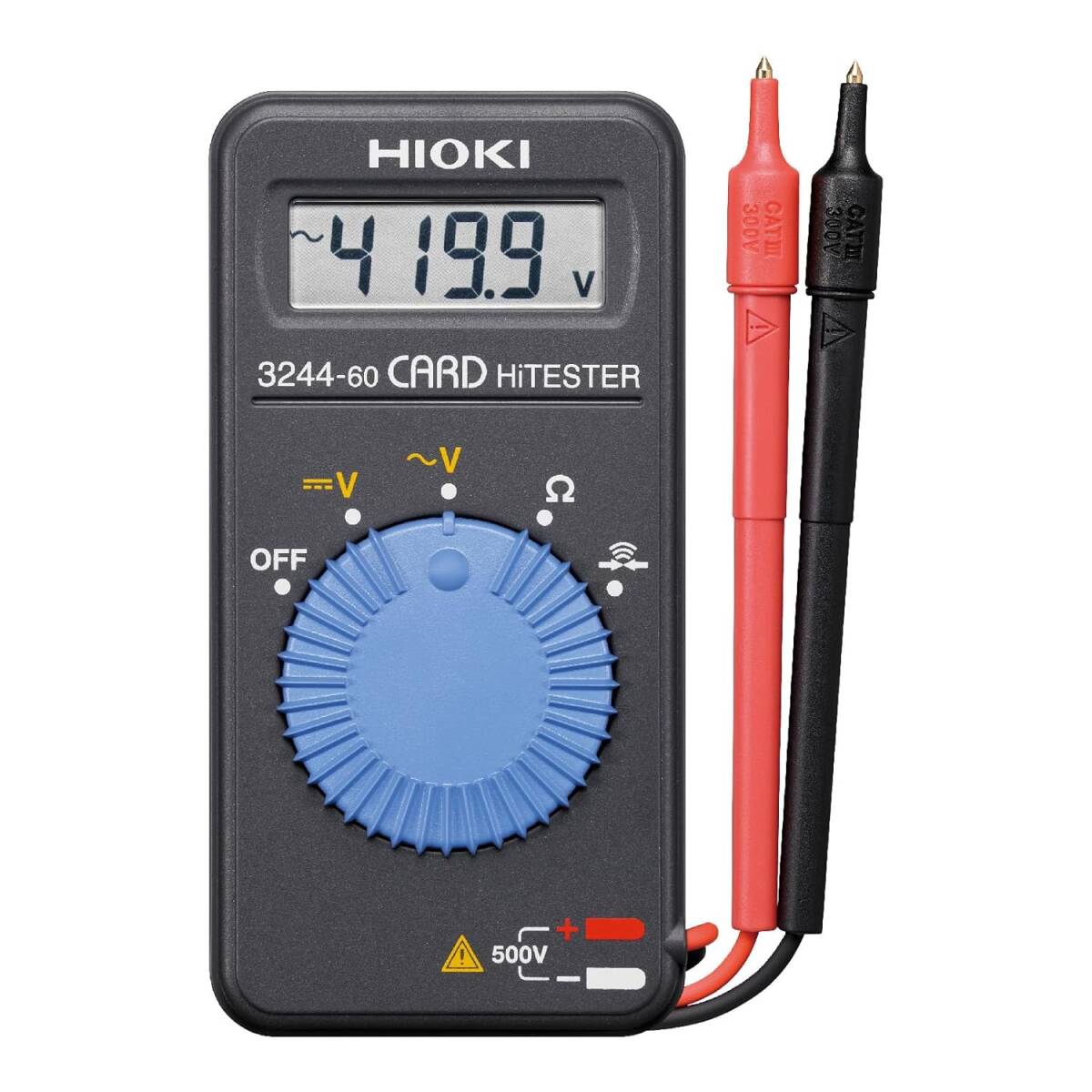 HIOKI 日置電機 3244-60 ( テスター デジタルマルチメーター DMM ) カードハイテスタ 日本製 電圧 抵抗 導通 電気 測定 小型拍卖
