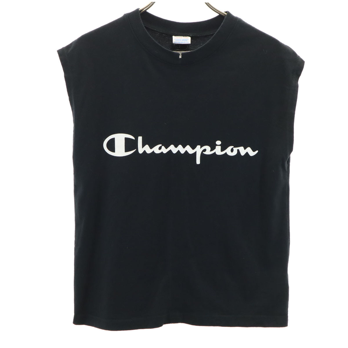 FRAY I.D フレイアイディー Champion チャンピオン コラボ ノースリーブ カットソー FREE ブラック レディース拍卖