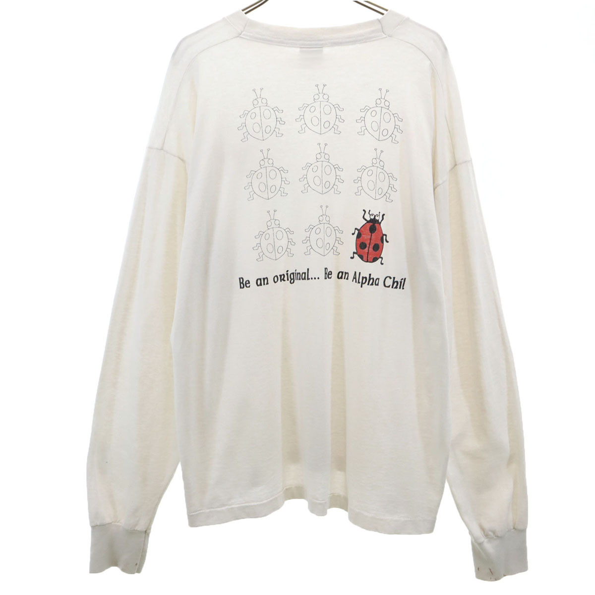 FRUIT OF THE LOOM フルーツオブザルーム 90s 00s BEST USA製 オールド 長袖 Tシャツ XL ホワイト系 ロンT メンズ拍卖