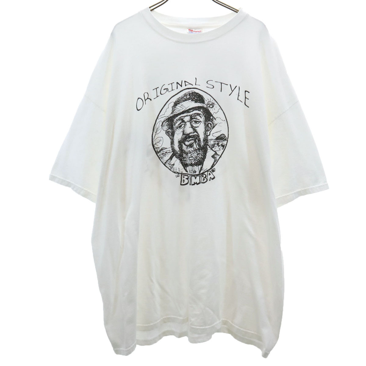 Hanes ヘインズ BOMBA SURFSIDE SHACK 半袖 Tシャツ XXL ホワイト ビッグサイズ メンズ拍卖