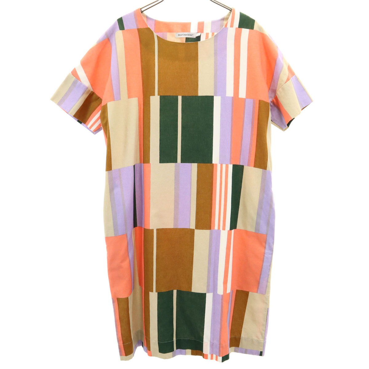 marimekko マリメッコ 総柄 半袖 ワンピース 32 レディース拍卖
