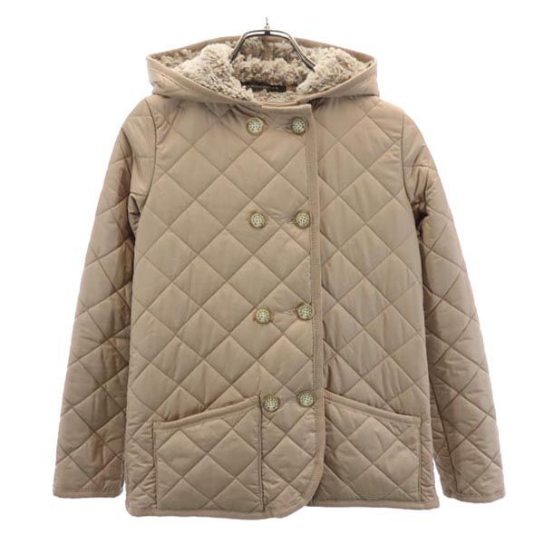 Mackintosh マッキントッシュ イギリス製 ジャケット 34 ベージュ 裏ボア フード付 レディース拍卖