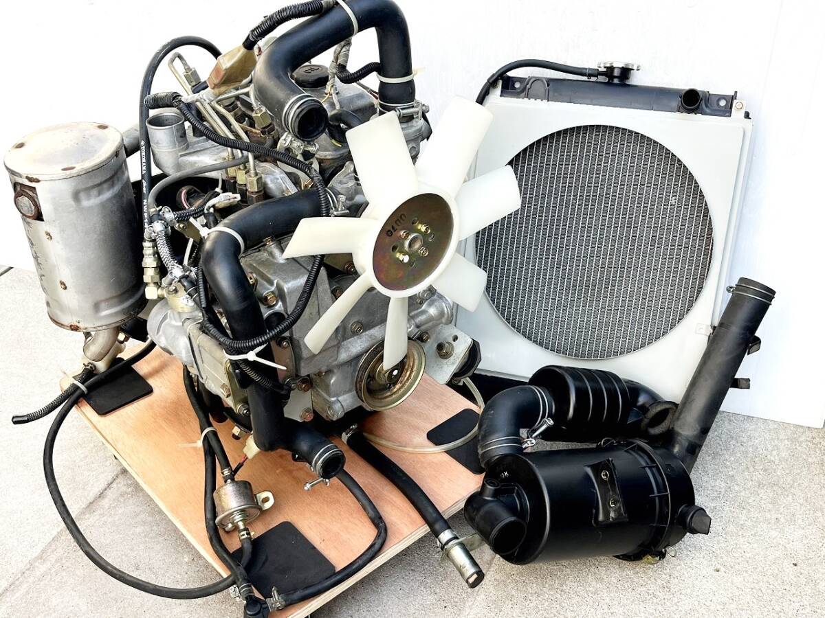 【始動OK】E3112 イセキ 小型 3気筒 ディーゼルエンジン☆504時間 1123cc☆コンバイン HVG323G H031G拍卖