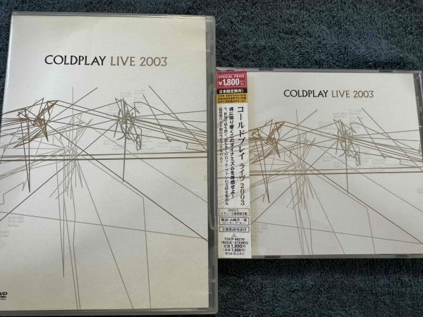 COLDPLAYコールドプレイ LIVEアルバムCD&DVD2枚セット 「LIVE 2003」拍卖
