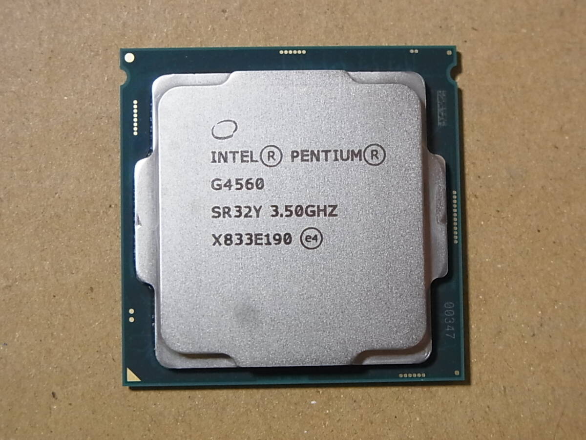 □Intel Pentium G4560 SR32Y 3.50GHz KabyLake-S LGA1151 2コア 4スレッド (Ci1182)拍卖