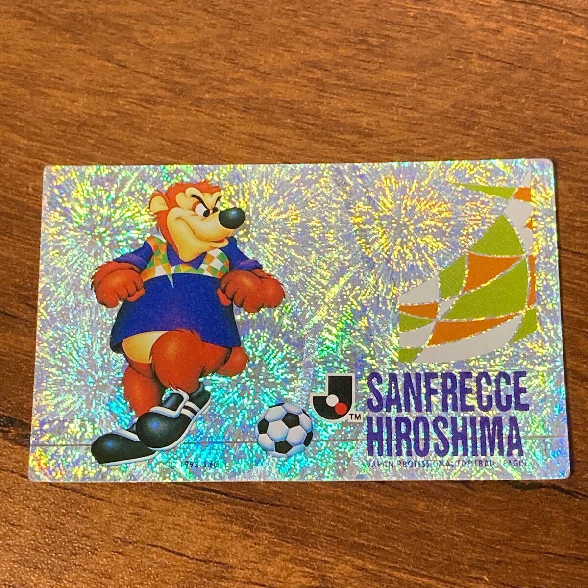 Jリーグシール サンフレッチェ広島 当時物 キラ プリズム グリコ glico CR R6拍卖