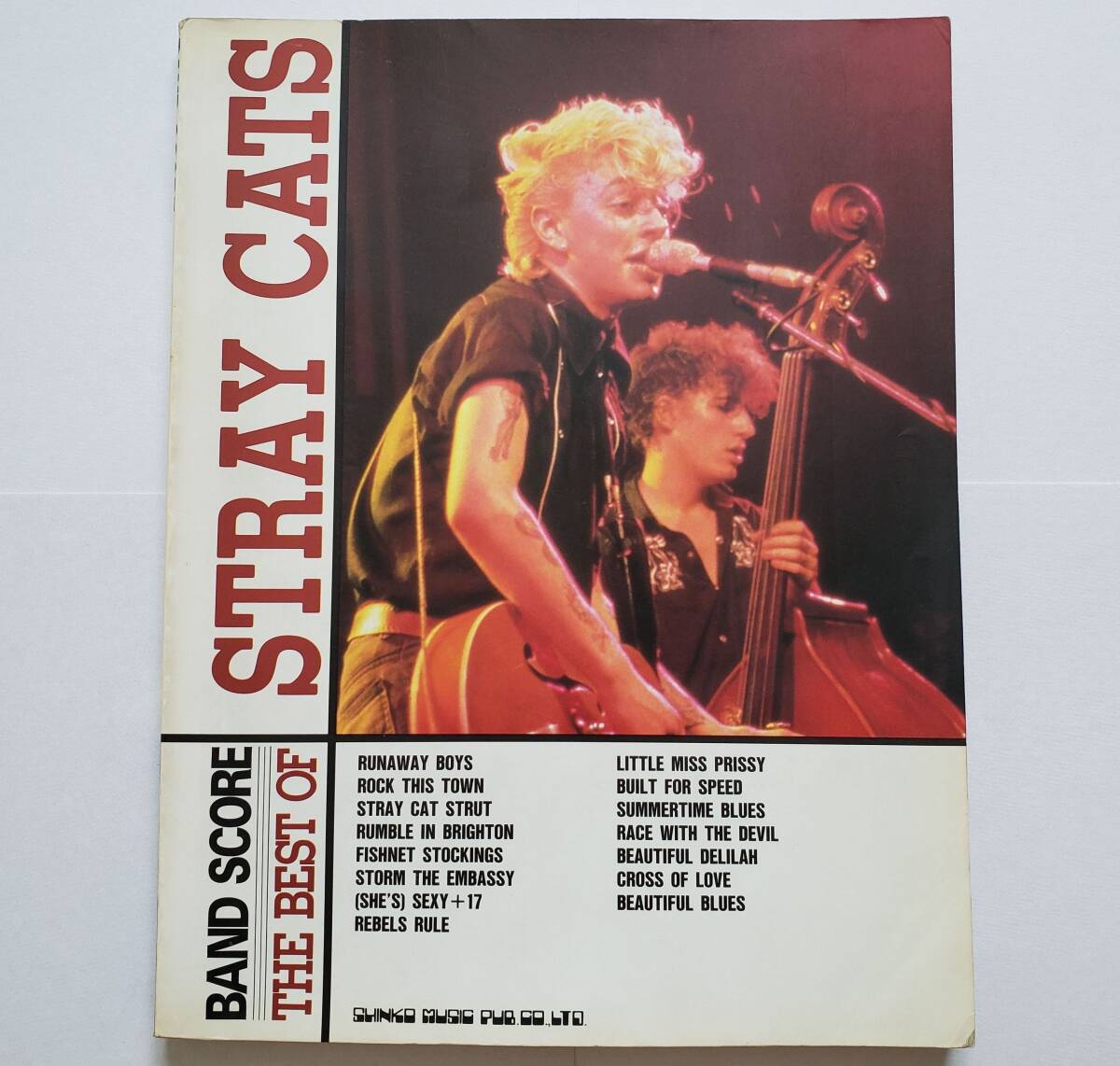 BEST OF STRAY CATS 全15曲 ストレイ・キャッツ ベスト ブライアン・セッツァー BAND SCORE 楽譜 バンドスコア ギター ベース TAB譜 スコア拍卖