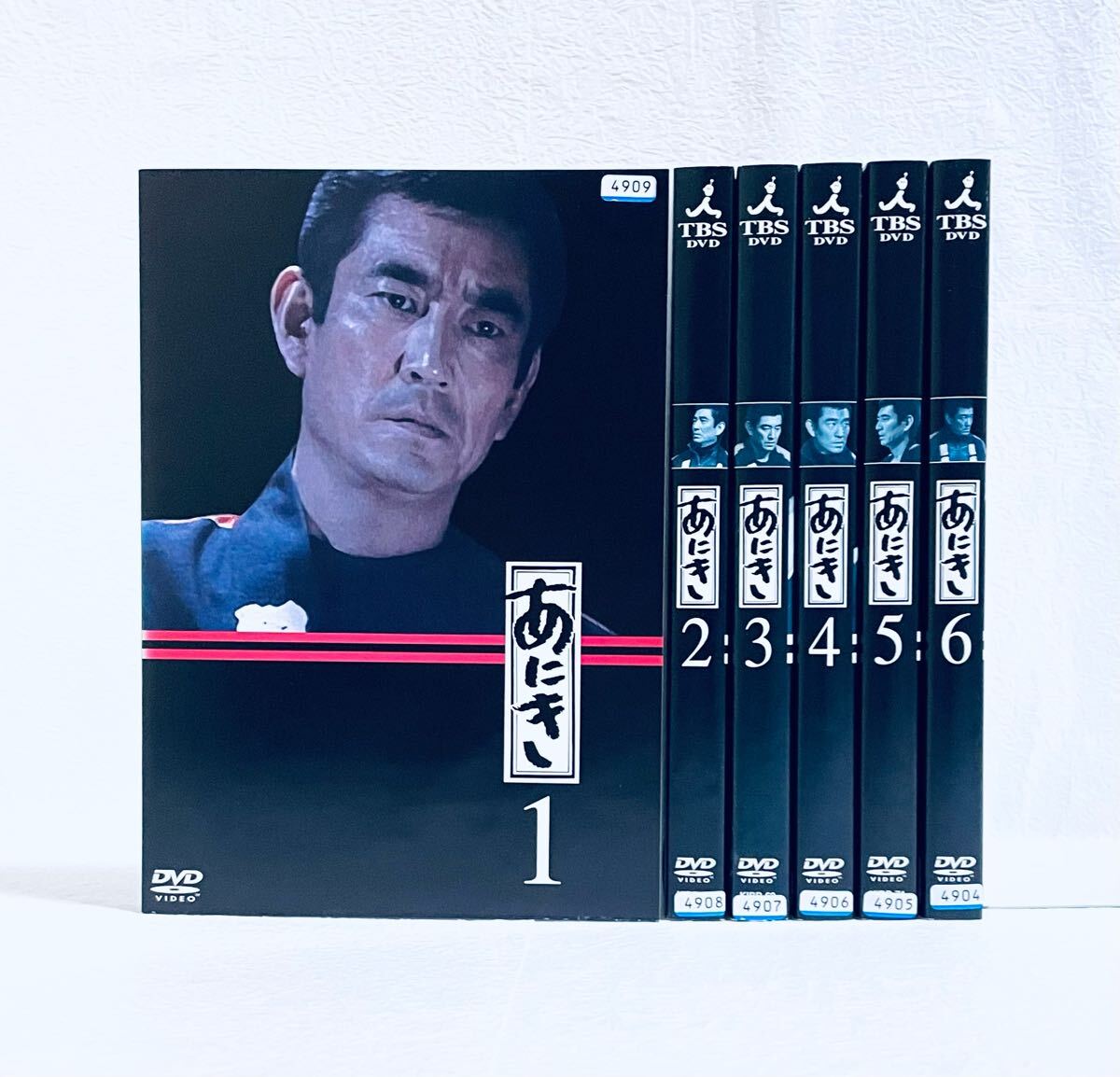 あにき 【全6巻】 レンタル版DVD 全巻セット 高倉健 大原麗子拍卖