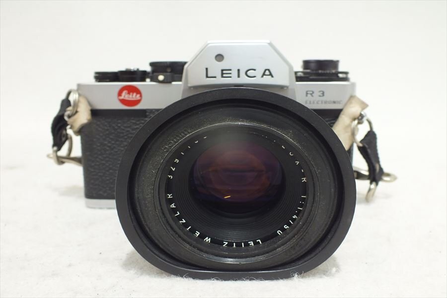 ★ LEICA ライカ R3 ELECTRONIC フィルム一眼レフ SUMMILUX-R 1:1.4/50 中古 現状品 250701Y8404拍卖