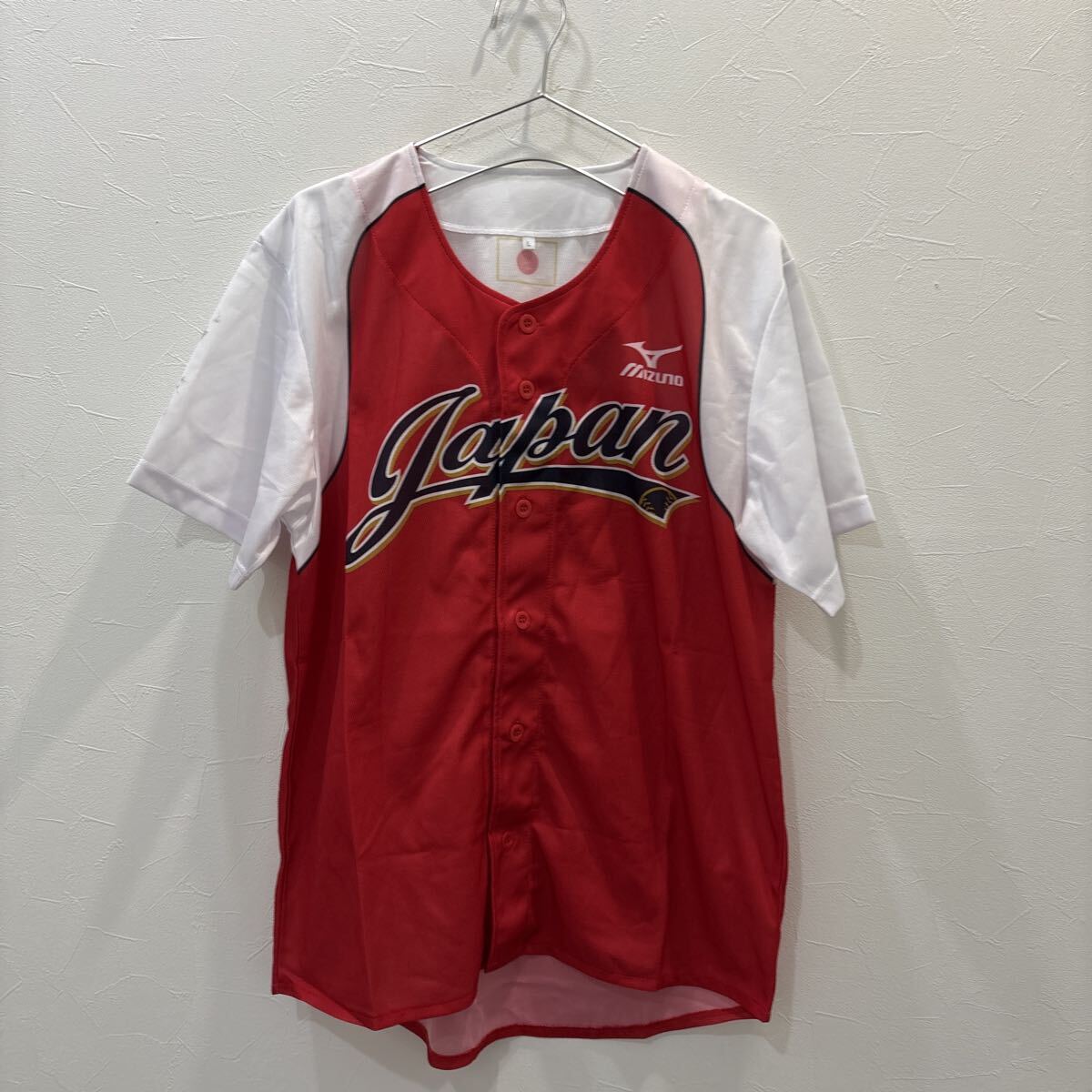 FY257 ミズノ ベースボールシャツ JAPAN 日本 サイズL拍卖