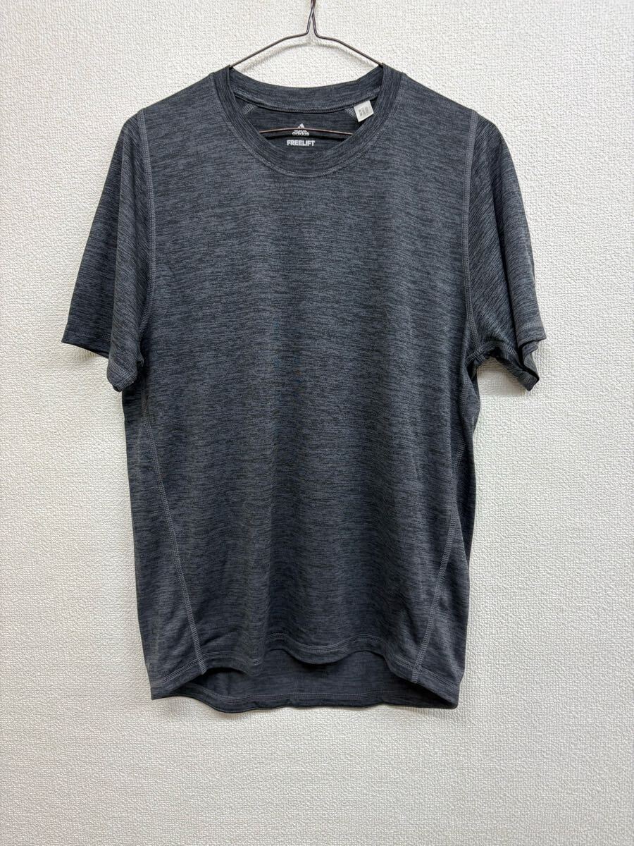 FF35 adidas アディダス 半袖Tシャツ スポーツウェア グレー メンズL拍卖