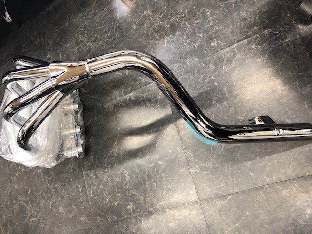 (MW693)新品 未使用 CB400F NC36 4-1管 ALサイレンサー 50.8π メッキ マフラー メッキ不良有り プリティ―拍卖