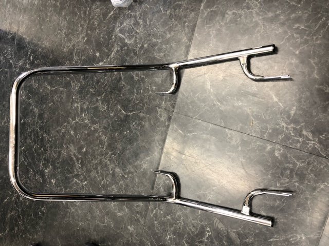 (PT706)新品 未使用 GSX250Eザリ メッキロングタンデムバー プリティ― 傷多々有り拍卖