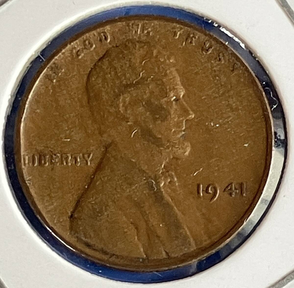 ★アメリカ・コイン 1941年・1セント銅貨(ペニー)★ミントマークなし拍卖