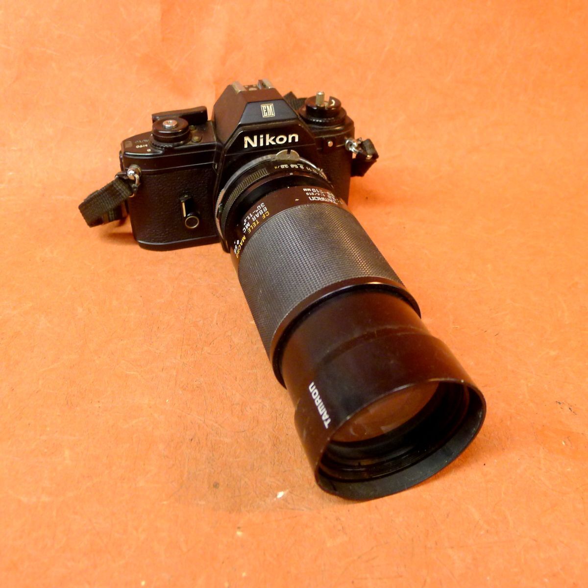 f◆111 一眼レフ NIKON EM/TAMRON 3.8 80-210 4 210 CF TELE MACRO/60拍卖