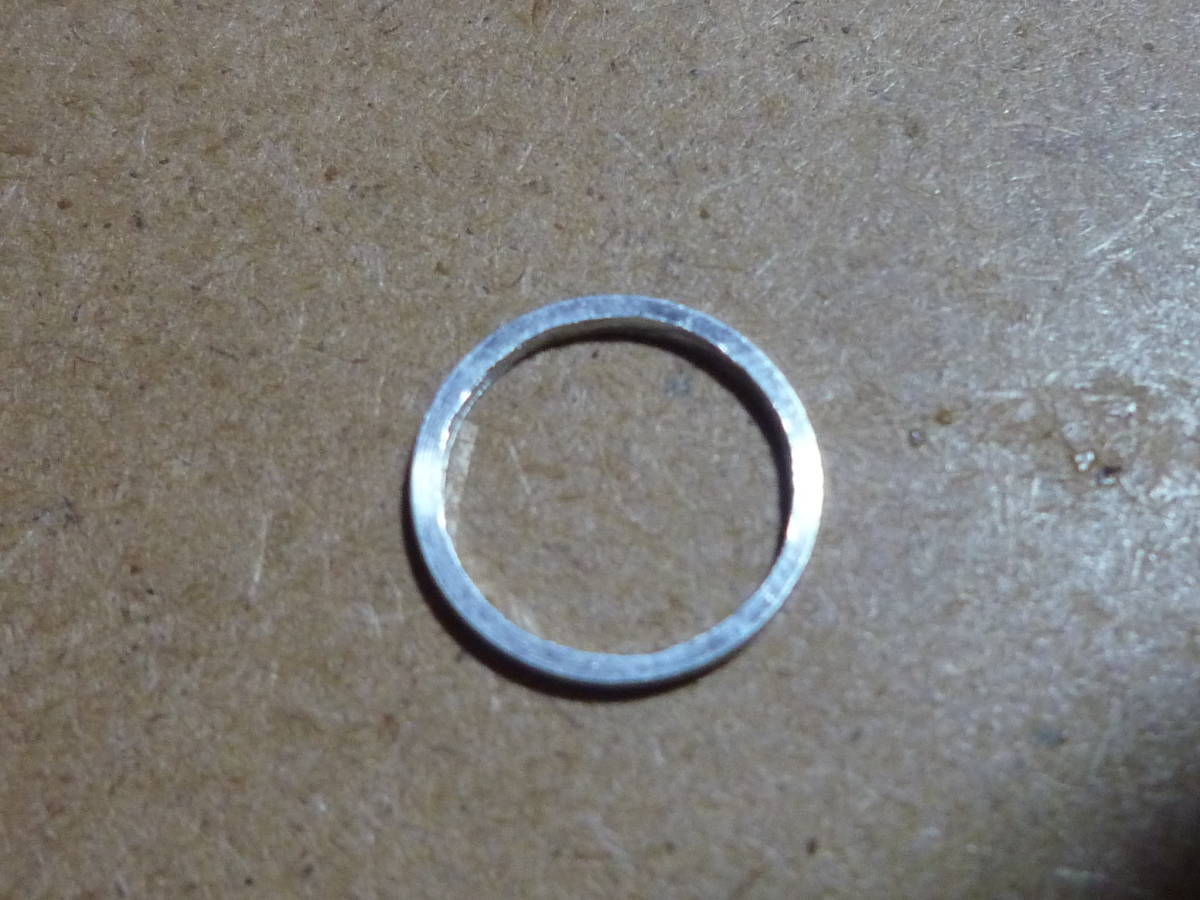 スペーサー 10φ×1mm クランク / ダブル→シングル または10mmハブ軸用のスペーサーとして拍卖