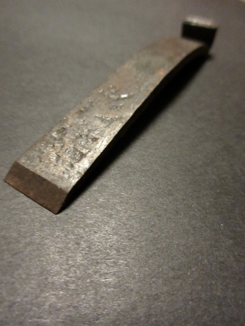 刀の部品?★小柄?★刻印あり★錆有り★全長9cm★ ATN-59拍卖
