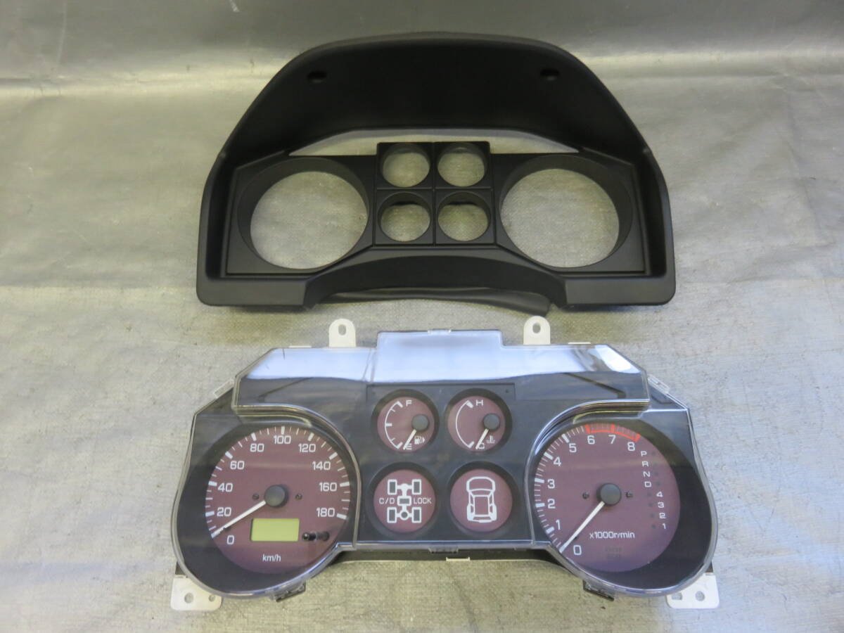 ★STD6444/動作OK 三菱 パジェロ V73W V75W 純正 スピードメーター タコメーター メーターパネル 走行距離不明拍卖