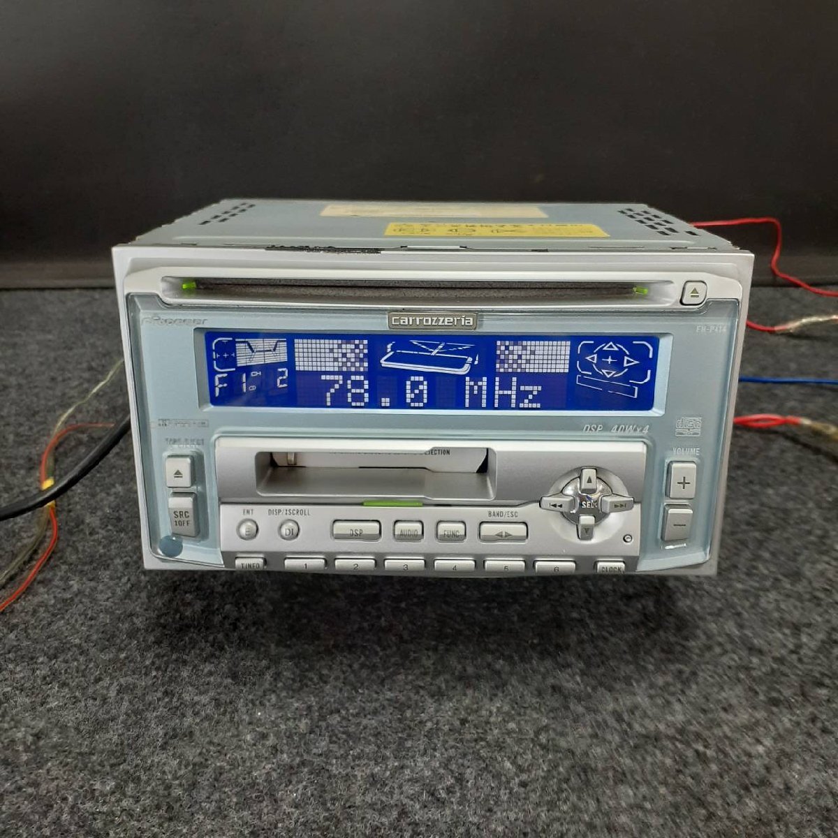 Carrozzeria カロッツェリア FH-P414 2DIN 旧車 CD カセット プレーヤー b0639-gyr拍卖