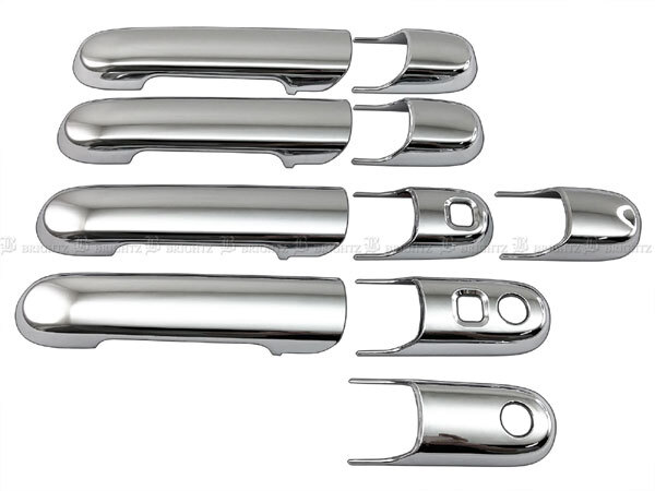 ワゴンRスティングレー MH23S メッキドア ハンドル ガーニッシュ カバー パネル モール ベゼル サイド プロテクター 取手 DHC-NOBU-502拍卖