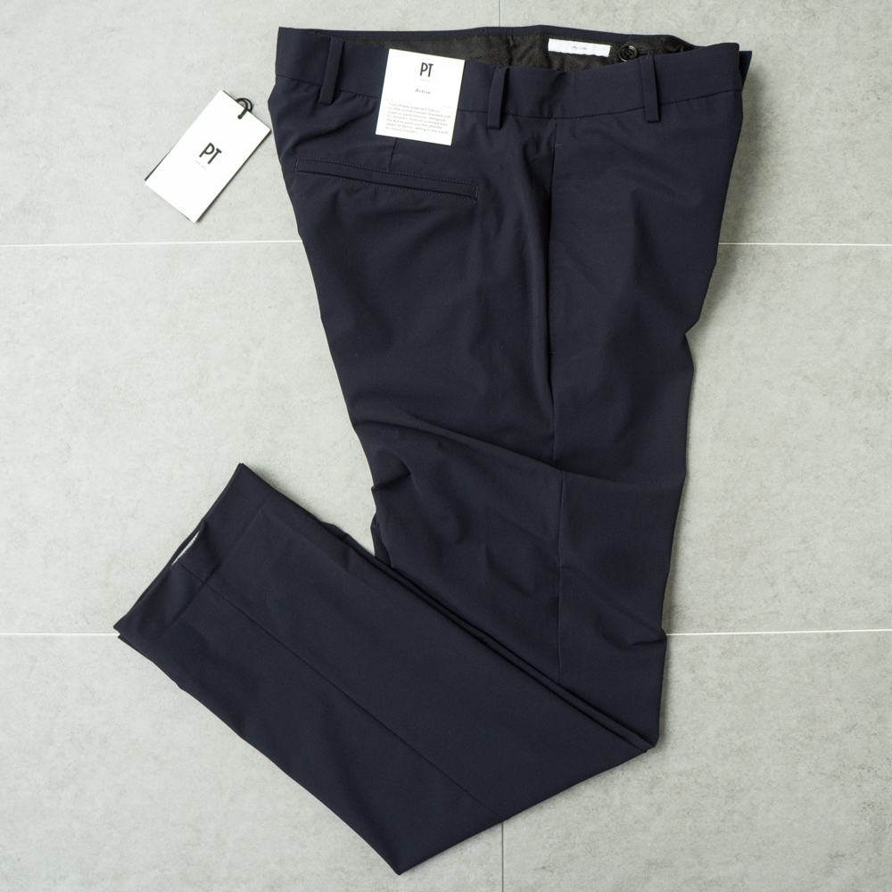 新品★ PT TORINO 超高機能 スーパーストレッチ パンツ EPSILON KINETIC FABRIC 44 送料込 メンズ 形状回復 速乾 防シワ UVカット ゴルフ拍卖