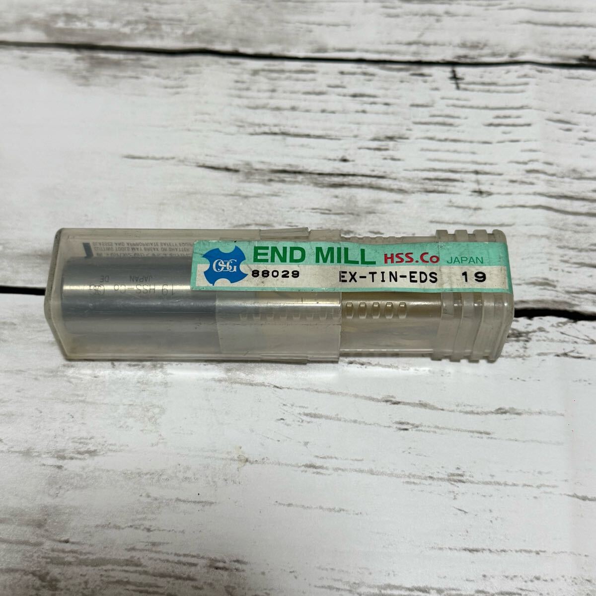 OSG オーエスジー エンドミル 2刃一般用ショート形 ゴールド Tinコート コバルトハイス ドリル EX-TIN-EDS 19 旋盤用 フライス マシニング拍卖