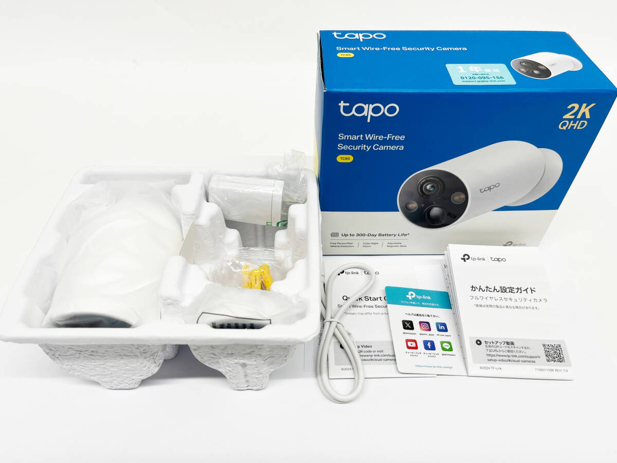 TP-Link フルワイヤレスセキュリティカメラ tapo TC85 EU 防犯カメラ セキュリティ ティーピーリンク R2506-172拍卖