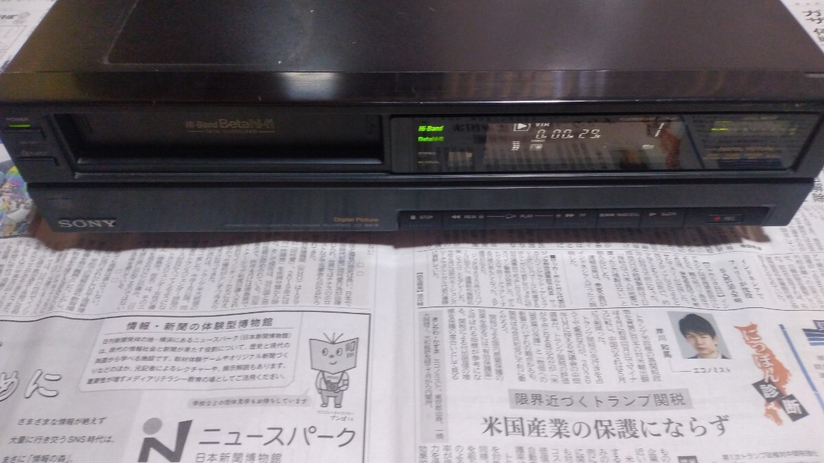 SONY ベータビデオデッキ SL-HF91D 中古現状品送料込み拍卖