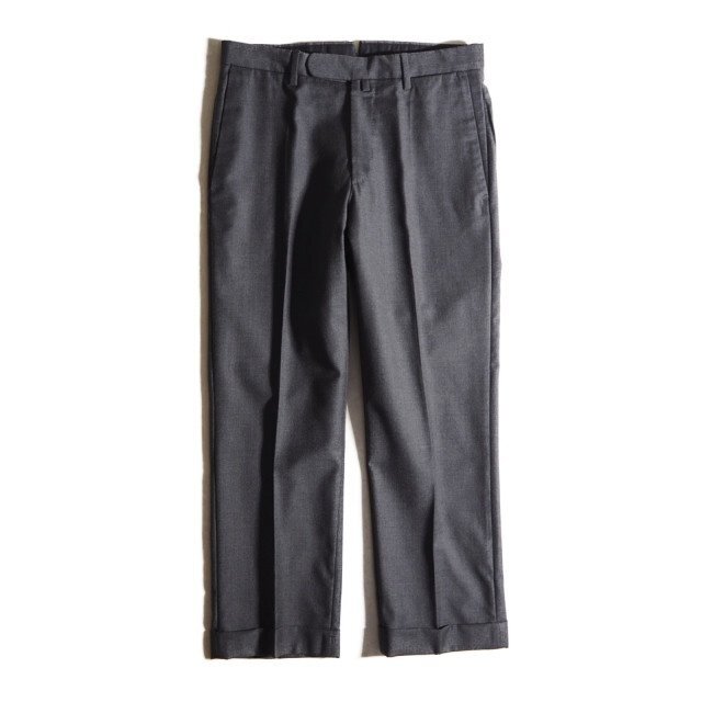 P5563f52 ■INCOTEX インコテックス■ AET704 スーパー100s ウール スラックス パンツ グレー 44 / クロップドパンツ シーズンレス拍卖