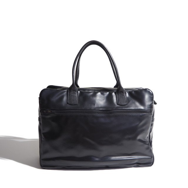 R1250z2 ■PORTER REAL ポーター■ PVC コーティング × レザーハンドル ブリーフケース ブラック / 黒 ビジネスバッグ拍卖